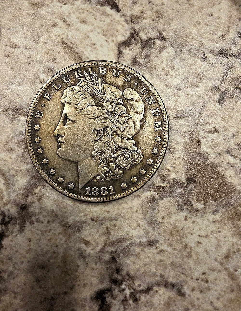 US Mint 1881 Morgan silver dollar Morgan Silver Dollar 1881